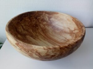 Obstschale aus gestockter Birke