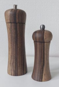 Mühlenset aus Walnussholz